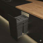 Thùng rác đôi Hafele,  2 x 15 lít Hailo Tandem HL3663-10 / 502.72.761 - Ảnh 2