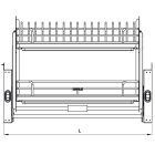 Rổ nâng hạ nan Ovan Hafele, SUS 304 Oria 900mm / 504.71.075 - Ảnh 4