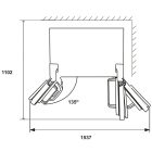 Tủ lạnh side by side Hafele, 632lít HF-SB6321FB / 534.14.100 - Ảnh 5