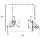 Tủ lạnh side by side Hafele, 632lít HF-SB6321FB / 534.14.110 - Ảnh 5