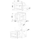 Máy pha cà phê Hafele Smeg, Dolce Stil Novo 600mm CMS4604NR / 536.54.079 - Ảnh 6