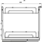 Kệ gia vị nan Ovan SUS 304 Hafele, Omero 300mm / 547.10.063 - Ảnh 5