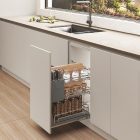 Kệ gia vị dao thớt nan Ovan SUS 304 Hafele, Omero Multi 300mm / 547.11.003 - Ảnh 2