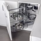 Rổ góc liên hoàn Hafele, mở góc trái Mezzo / 548.21.012 - Ảnh 2