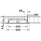 Đèn lắp chìm Hafele, đơn sắc downlight 24V Loox LED 3038 / 833.75.120 - Ảnh 6