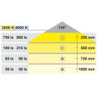 Đèn LED lắp nổi Hafele, đơn sắc hình vuông 24V Loox LED 3036 / 833.77.181 - Ảnh 5