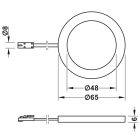 Đèn LED lắp nổi Hafele, đơn sắc hình tròn 24V Loox LED 3035 / 833.77.191 - Ảnh 3