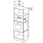 Lò vi sóng âm tủ Hafele, điều khiển cảm biến 40cm 25lít HM-B38A / 535.34.000 - Ảnh 5