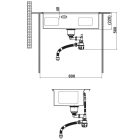 Chậu bếp đơn Hafele, SUS Nano WS R10 HS25-SSN1S-7650 / 567.24.484 - Ảnh 5