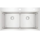 Chậu bếp đôi Hafele, SUS304 WS R10 HS25-SSN2S-8650 / 567.94.024 - Ảnh 1