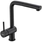 Vòi bếp nóng lạnh Hafele, phủ granite tay gạt đơn HT21-GH1P250 / 577.55.590 - Ảnh 3