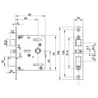 Khóa điện tử Hafele, cảm biến vân tay điện dung DL7100 / 912.05.498 - Ảnh 5