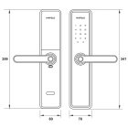 Khóa điện tử Hafele, cảm biến vân tay điện dung DL7600 / 912.20.231 - Ảnh 4
