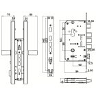 Khóa điện tử Hafele, cảm biến vân tay điện dung AL2402B / 912.20.692 - Ảnh 4