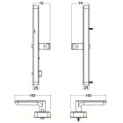 Khóa điện tử Hafele, cảm biến vân tay điện dung AL2401 / 912.20.693 - Ảnh 5