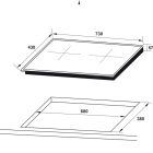 Bếp từ 2 vùng nấu Hafele, điều khiển cảm ứng chọn độc lập HC-I3732A / 536.61.736 - Ảnh 5