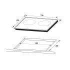 Bếp từ 2 vùng nấu Hafele, điều khiển cảm ứng chọn độc lập HC-I2712A / 536.61.716 - Ảnh 5