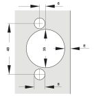Bản lề âm Hafele, đóng giảm chấn DIY SUS304 / 315.07.115 - Ảnh 4