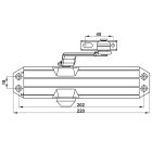 Thiết bị đóng tự động Hafele, mạ phủ màu bạc DIY DC413 / 489.30.035 - Ảnh 4