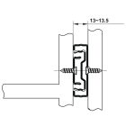 Ray bi giảm chấn Hafele, thép mạ kẽm 500mm / 494.02.065 - Ảnh 5