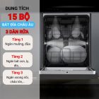 Máy rửa chén độc lập Hafele, điều khiển cảm ứng chọn HDW-F6072B / 535.29.700 - Ảnh 4