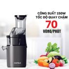 Máy ép trái cây chậm Hafele, máy ép chậm miệng lớn 81mm HS-J81SG / 535.43.394 - Ảnh 2