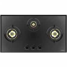 Bếp gas 3 vùng nấu Hafele, điều khiển tay nắm cửa 78cm HC-G783B / 538.66.477