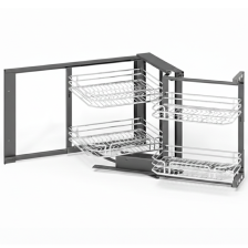 Rổ góc liên hoàn Hafele, mở góc phải Mezzo / 548.21.002