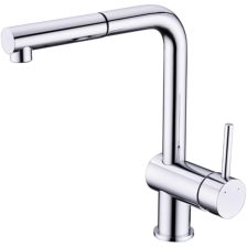 Vòi bếp nóng lạnh Hafele, chất liệu Inox tay gạt đơn HT21-CH1P254 / 577.55.200