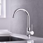 Vòi bếp nóng lạnh Hafele, chất liệu Inox tay gạt đơn HT21-CH1F220C / 577.55.240 - Ảnh 2