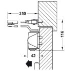 Thiết bị đóng tự động Hafele, mạ phủ màu bạc DCL110 / 931.84.239 - Ảnh 4