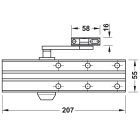 Thiết bị đóng tự động Hafele, mạ phủ màu bạc Startec DCL 16 / 931.84.639 - Ảnh 4