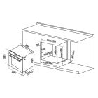 Lò nướng âm tủ Hafele, điều khiển cảm ứng 81lít HC-O811B / 495.10.035 - Ảnh 5