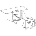 Lò vi sóng âm tủ Hafele, điều khiển cảm ứng 38lít HC-MWO381B / 495.10.044 - Ảnh 4