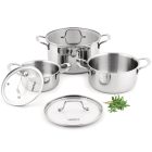 Bộ dụng cụ nhà bếp Hafele, bộ nồi 3 món HS-CW3WX / 535.44.159 - Ảnh 1