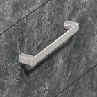 Tay nắm tủ chữ D Hafele, hợp kim kẽm niken xước mờ 212mm H1390 / 106.69.607 - Ảnh 2