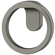 Tay nắm tủ Hafele, hợp kim kẽm màu xám Deco H2160 / 106.70.187