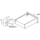 Ray âm giảm chấn Hafele, mở toàn phần với khóa 3D EPC Evo 550mm / 433.32.076 - Ảnh 2