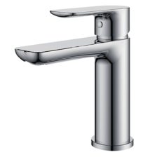 Vòi chậu nóng lạnh Hafele, đồng mạ chrome tay gạt đơn UNI 100 / 495.61.129