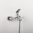 Vòi sen nóng lạnh Hafele, đồng mạ chrome 2 đường thoát nước UNI / 495.61.130 - Ảnh 3