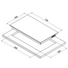 Bếp từ 2 vùng nấu Hafele, điều khiển cảm ứng chọn độc lập HC-I7326B / 533.09.989 - Ảnh 5