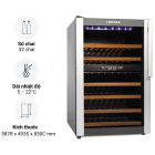 Tủ rượu Hafele, điều khiển cảm ứng chọn 106lít HW-G32A / 534.16.960 - Ảnh 4