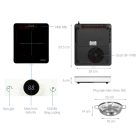 Bếp từ mini Hafele, điều khiển cảm ứng và nùm vặn HSI-21FW / 536.61.990 - Ảnh 5