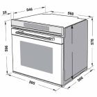 Lò nướng âm tủ Hafele, điều khiển cảm ứng 60cm 72lít HO-8T72A / 538.01.421 - Ảnh 4