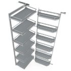 Rổ tủ đồ khô Hafele, thép phủ nano Kara Swing 450mm / 548.65.842 - Ảnh 1