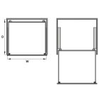 Rổ bát đĩa Hafele, Inox SUS304 800mm / 549.08.013 - Ảnh 5