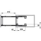 Kệ gia vị Hafele, Inox SUS304 Sonata 400mm / 549.20.040 - Ảnh 3