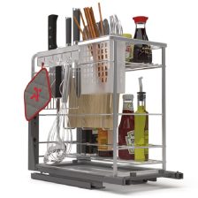 Bộ rổ kéo đa năng Hafele, Inox SUS304 Sonata 400mm / 549.20.415