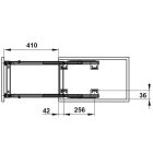 Bộ rổ kéo đa năng Hafele, Inox SUS304 Sonata 400mm / 549.20.415 - Ảnh 3