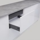 Bộ ngăn kéo Hafele, Alto-S chiều cao thành hộc tủ 80mm / 552.35.365 - Ảnh 2